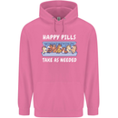 Funny Equestrian Horse Pills Mens 80% Cotton Hoodie Azelea