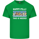 Funny Equestrian Horse Pills Mens Cotton T-Shirt Tee Top Irish Green