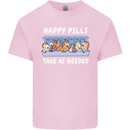 Funny Equestrian Horse Pills Mens Cotton T-Shirt Tee Top Light Pink