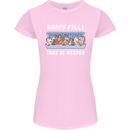 Funny Equestrian Horse Pills Womens Petite Cut T-Shirt Light Pink
