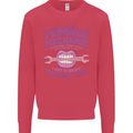 Funny Female Mechanic Kids Sweatshirt Jumper Heliconia