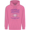 Funny Female Mechanic Mens 80% Cotton Hoodie Azelea