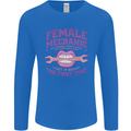 Funny Female Mechanic Mens Long Sleeve T-Shirt Royal Blue