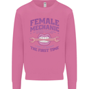 Funny Female Mechanic Mens Sweatshirt Jumper Azalea