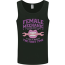 Funny Female Mechanic Mens Vest Tank Top Black