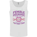 Funny Female Mechanic Mens Vest Tank Top White