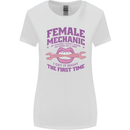 Funny Female Mechanic Womens Wider Cut T-Shirt White