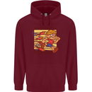 Funny Firework Bonfire Night Guy Fawkes Childrens Kids Hoodie Maroon
