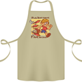 Funny Firework Bonfire Night Guy Fawkes Cotton Apron 100% Organic Khaki