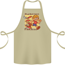 Funny Firework Bonfire Night Guy Fawkes Cotton Apron 100% Organic Khaki