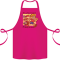 Funny Firework Bonfire Night Guy Fawkes Cotton Apron 100% Organic Pink