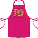 Funny Firework Bonfire Night Guy Fawkes Cotton Apron 100% Organic Pink