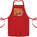 Funny Firework Bonfire Night Guy Fawkes Cotton Apron 100% Organic Red