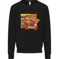 Funny Firework Bonfire Night Guy Fawkes Kids Sweatshirt Jumper Black