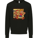 Funny Firework Bonfire Night Guy Fawkes Kids Sweatshirt Jumper Black