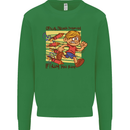 Funny Firework Bonfire Night Guy Fawkes Kids Sweatshirt Jumper Irish Green