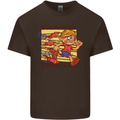 Funny Firework Bonfire Night Guy Fawkes Kids T-Shirt Childrens Chocolate