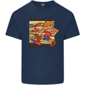 Funny Firework Bonfire Night Guy Fawkes Kids T-Shirt Childrens Navy Blue