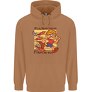 Funny Firework Bonfire Night Guy Fawkes Mens 80% Cotton Hoodie Caramel Latte