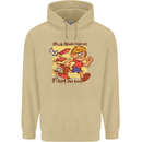 Funny Firework Bonfire Night Guy Fawkes Mens 80% Cotton Hoodie Sand
