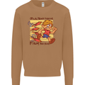 Funny Firework Bonfire Night Guy Fawkes Mens Sweatshirt Jumper Caramel Latte