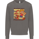 Funny Firework Bonfire Night Guy Fawkes Mens Sweatshirt Jumper Charcoal