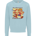 Funny Firework Bonfire Night Guy Fawkes Mens Sweatshirt Jumper Light Blue