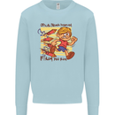 Funny Firework Bonfire Night Guy Fawkes Mens Sweatshirt Jumper Light Blue