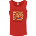 Funny Firework Bonfire Night Guy Fawkes Mens Vest Tank Top Red