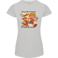 Funny Firework Bonfire Night Guy Fawkes Womens Petite Cut T-Shirt Sports Grey