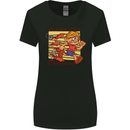 Funny Firework Bonfire Night Guy Fawkes Womens Wider Cut T-Shirt Black