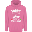 Funny Fishing Fisherman On the Other Line Mens 80% Cotton Hoodie Azelea