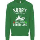 Funny Fishing Fisherman On the Other Line Mens Sweatshirt Jumper Irish Green