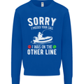 Funny Fishing Fisherman On the Other Line Mens Sweatshirt Jumper Royal Blue