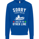 Funny Fishing Fisherman On the Other Line Mens Sweatshirt Jumper Royal Blue