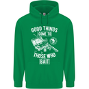 Funny Fishing Those Who Bait Fisherman Childrens Kids Hoodie Irish Green