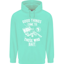 Funny Fishing Those Who Bait Fisherman Childrens Kids Hoodie Peppermint