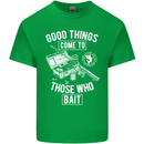 Funny Fishing Those Who Bait Fisherman Kids T-Shirt Childrens Irish Green