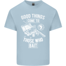Funny Fishing Those Who Bait Fisherman Kids T-Shirt Childrens Light Blue