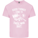 Funny Fishing Those Who Bait Fisherman Kids T-Shirt Childrens Light Pink