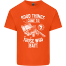 Funny Fishing Those Who Bait Fisherman Kids T-Shirt Childrens Orange