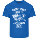 Funny Fishing Those Who Bait Fisherman Kids T-Shirt Childrens Royal Blue