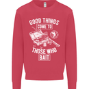 Funny Fishing Those Who Bait Fisherman Mens Sweatshirt Jumper Heliconia