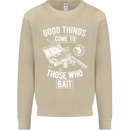 Funny Fishing Those Who Bait Fisherman Mens Sweatshirt Jumper Sand