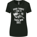 Funny Fishing Those Who Bait Fisherman Womens Wider Cut T-Shirt Black