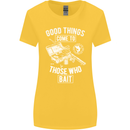 Funny Fishing Those Who Bait Fisherman Womens Wider Cut T-Shirt Yellow