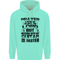 Funny Guitar Slogan Childrens Kids Hoodie Peppermint