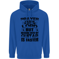 Funny Guitar Slogan Childrens Kids Hoodie Royal Blue