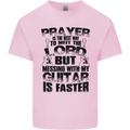Funny Guitar Slogan Kids T-Shirt Childrens Light Pink