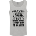 Funny Guitar Slogan Mens Vest Tank Top Sports Grey